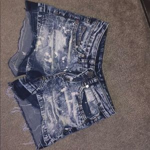 rue21 ripped jean shorts